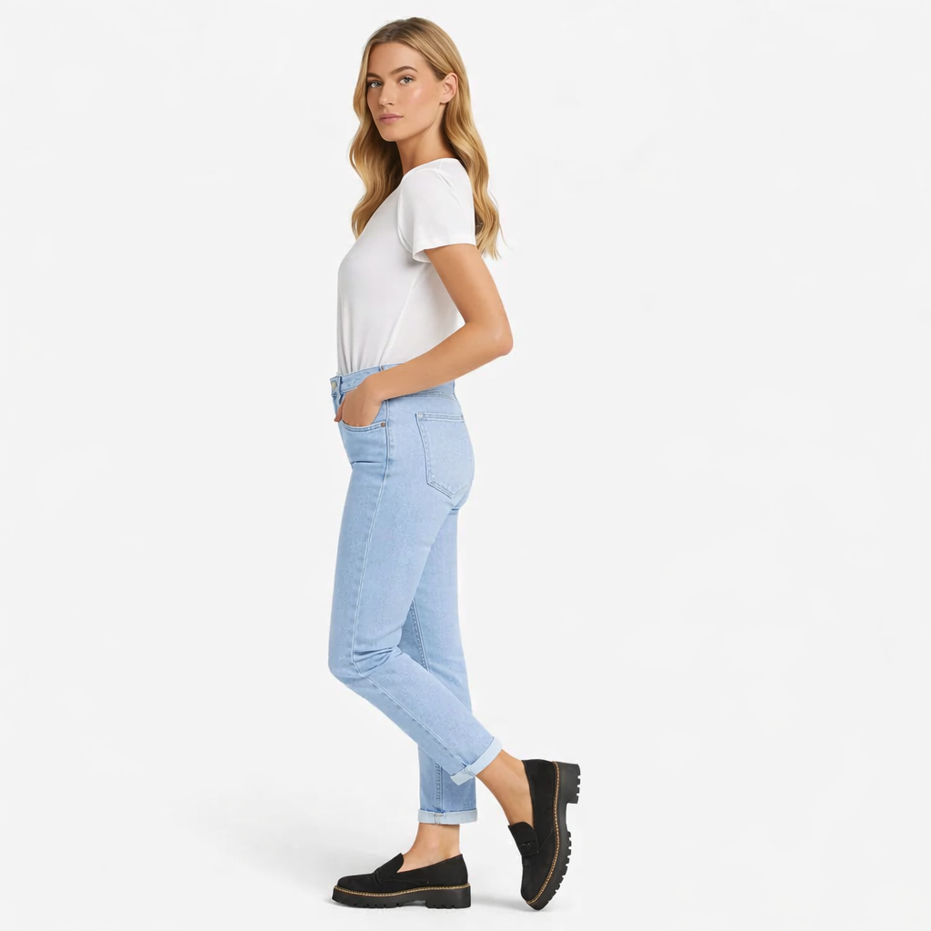 Women’s Loafers Soft Suede Slip-On Design with Low Block Heel 8