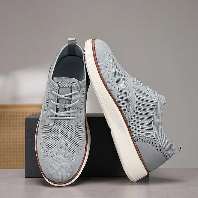 Men’s Knit Sneakers Lightweight Dress-Inspired Design 10