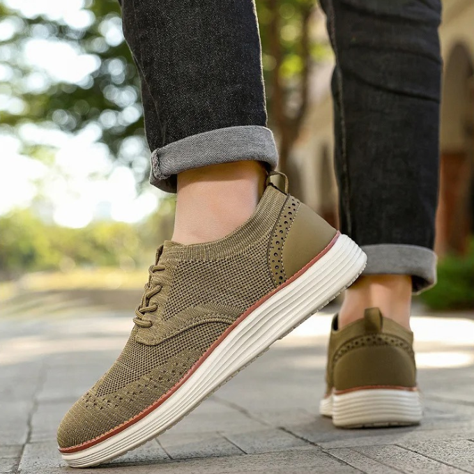 Men’s Knit Sneakers Lightweight Dress-Inspired Design 2