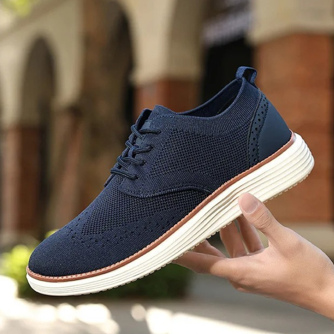 Men’s Knit Sneakers Lightweight Dress-Inspired Design 6