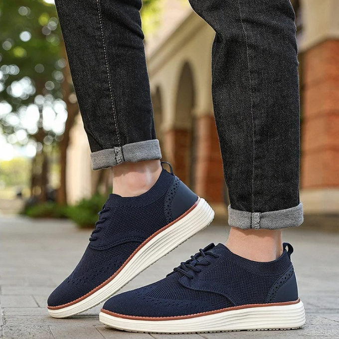 Men’s Knit Sneakers Lightweight Dress-Inspired Design 7