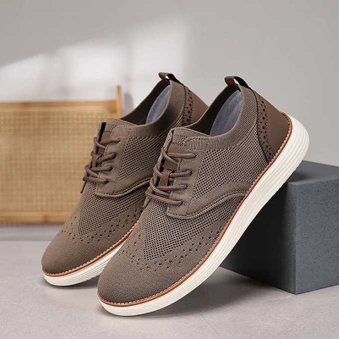 Men’s Knit Sneakers Lightweight Dress-Inspired Design 8