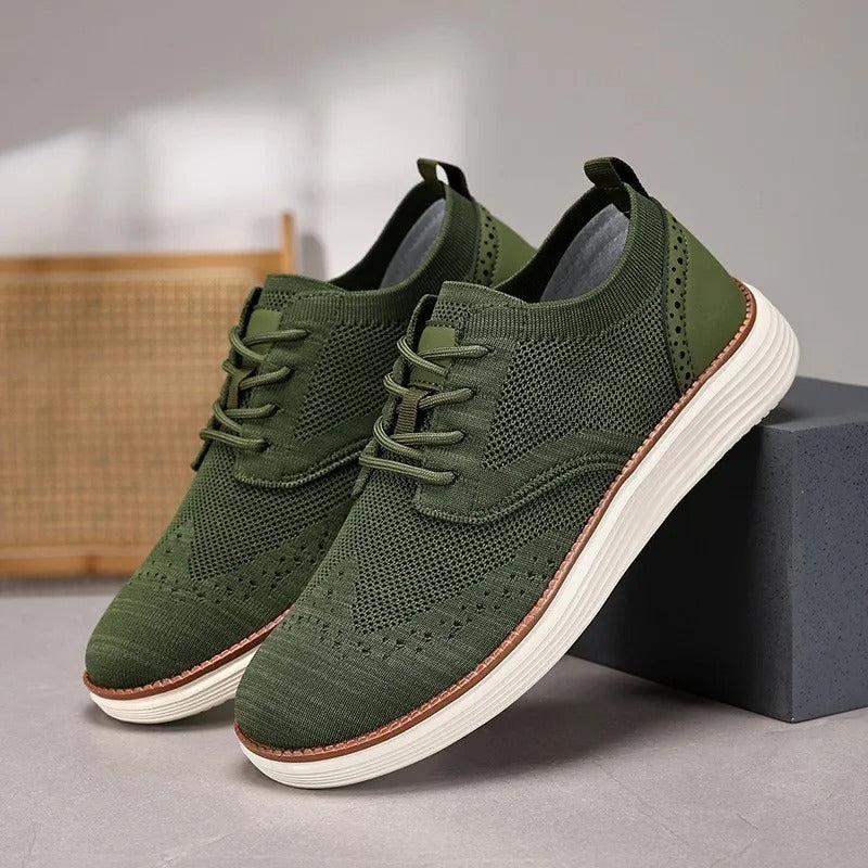 Men’s Knit Sneakers Lightweight Dress-Inspired Design 9