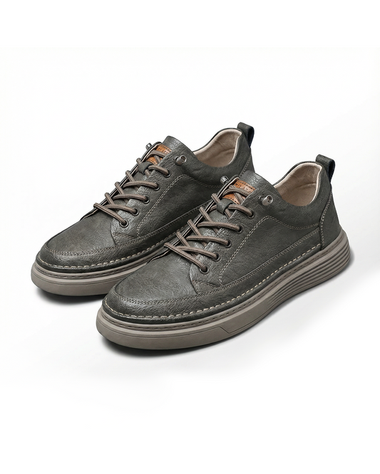 Men's Leather Sneakers Classic Durable Design for Everyday Wear 1