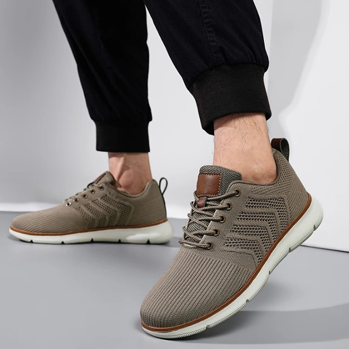 Men's Lightweight Sneakers Breathable Knit Upper Design 2