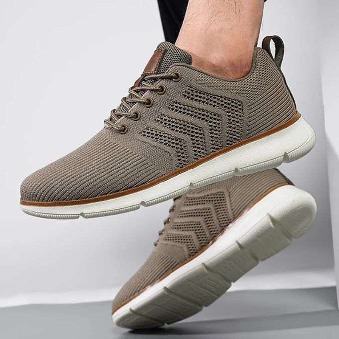 Men's Lightweight Sneakers Breathable Knit Upper Design 3