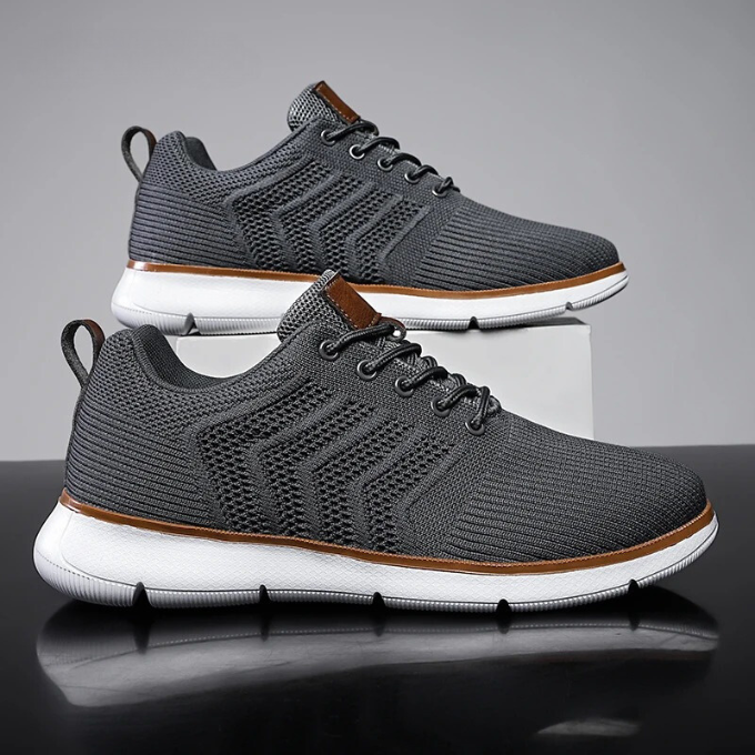 Men's Lightweight Sneakers Breathable Knit Upper Design 6