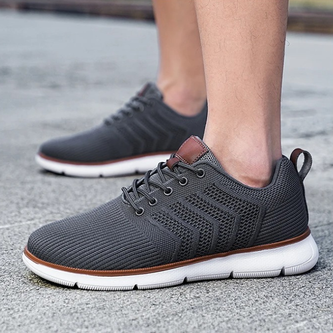 Men's Lightweight Sneakers Breathable Knit Upper Design 7