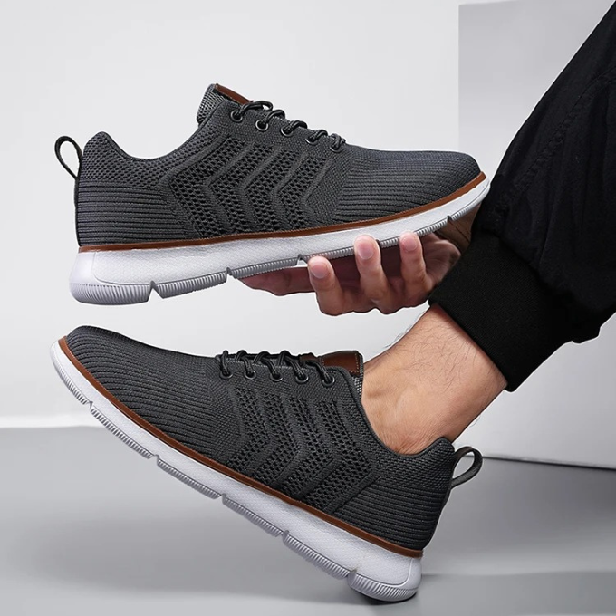 Men's Lightweight Sneakers Breathable Knit Upper Design 8