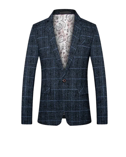 Men’s Modern Tailored Jacket Sleek Fit Premium Fabric 1