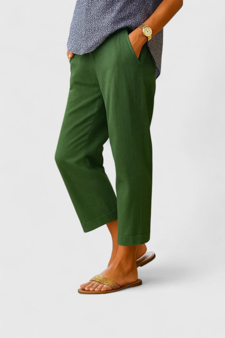 Women’s Lightweight Straight-Leg Pants Comfortable Fit for Warm Weather 2