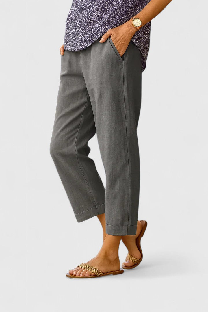 Women’s Lightweight Straight-Leg Pants Comfortable Fit for Warm Weather 3