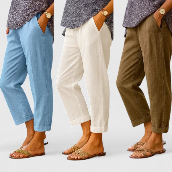 Women’s Lightweight Straight-Leg Pants Comfortable Fit for Warm Weather 5